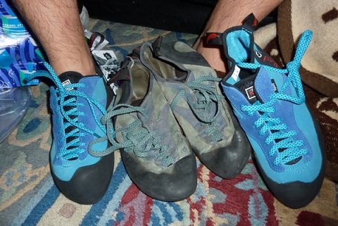 Funky Old Climbing Shoes